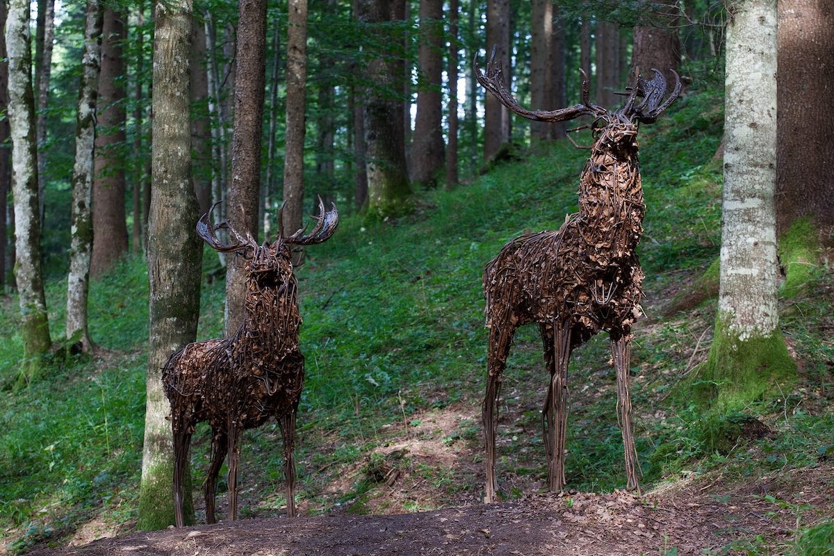 Il parco di sculture Arte Sella: una mostra diffusa con le montagne intorno